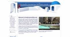 Desktop Screenshot of greekluxuryvillas.com